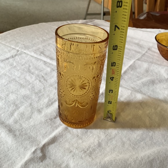 Vintage 1970s Brockway American Concord Amber Glasses - Picture 3 of 3
